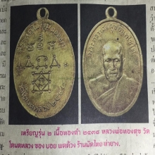เหรียญทองคำ  หลวงพ่อทองศุข วัดโตนดหลวง