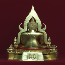 พระพุทธชินราชพระมาลาเบี่ยง ปี๒๕๒๐ หน้าตัก 9.9 นิ้ว ครอบเดิม 