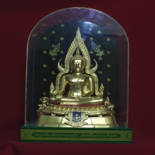 พระพุทธชินราชพระมาลาเบี่ยง ปี๒๕๒๐ หน้าตัก 9.9 นิ้ว ครอบเดิม 