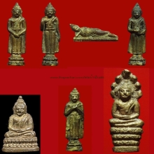 ชุดพระประจำวัน ลป.ใจ วัดเสด็จ