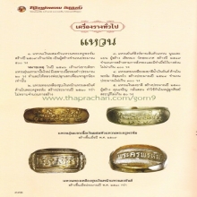 แหวนรุ่นแรก หลวงพ่อพรหม วัดขนอนเหนือปี 09 เนื้อเงินผสม