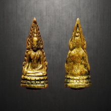 พระพุทธชินราชอินโดจีน อกเลานูน พร้อมกระเช้าทองเปิดฐานได้