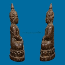 ๙ “จารลายมือท่าน” พระพุทธไม้แกะหลวงปู่ทิม วัดละหารไร่ ๙