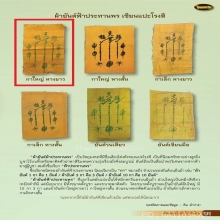 ผ้ายันต์ฟ้าประทานพร กาใหญ่หางยาว (ผืนดารา)