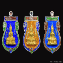 พระพุทธโสธร เนื้อเงินหน้าทองคำลงยาราชาวดี