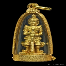 ท้าวเวสรุ่นแรก ทองคำ เข่าตรง หลวงพ่ออิฏฐ์ วัดจุฬามณี ปี2532 