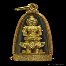 ท้าวเวสรุ่นแรก ทองคำ เข่าตรง หลวงพ่ออิฏฐ์ วัดจุฬามณี ปี2532 