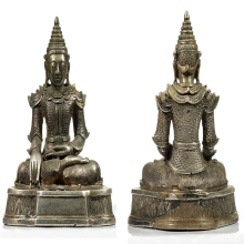 พระมหามัยมุนี เนื้อเงิน ๕นิ้ว