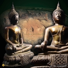 พระพุทธโคดมจำลองรุ่นแรก วัดไผ่โรงวัว สุพรรณบุรี ปี 05