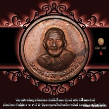 เหรียญขวัญถุงหลังมั่งมีศรีสุข หลวงปู่สี วัดเขาถ้ำบุญนาค ปี19