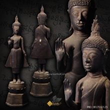 พระบูชารัชกาลล้านนา (รัชกาลเหนือ) ปางห้ามญาติ เนื้อสัมฤทธิ์