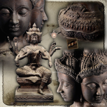 ท้าวมหาพรหม รุ่นมหาเทพสำเร็จทุกสรรพสิ่ง วัดแก้วแจ่มฟ้า ปี 42