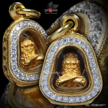 พระปิดตาราเมศวร์ พ่อท่านคลิ้ง วัดถลุงทอง พิมพ์เล็ก ปี 25