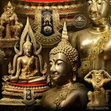 พระบูชาพระพุทธชินราช ภปร.วัดพระศรีรัตนมหาธาตุ พิษณุโลก ปี 35