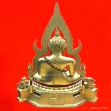 พระพุทธชินราช มาลาเบี่ยง หน้าตัก 9.9 นิ้ว  ปิดทอง