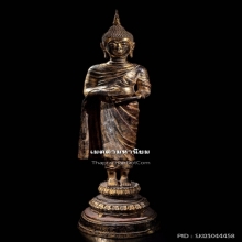 พระพุทธรูป สมัยรัตนะฯ-อยุธยา ห่มคลุม ปางอุ้มบาตร 