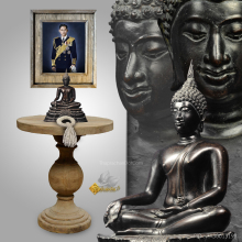พระบูชา ภปร.กฐินต้น รุ่นแรก วัดเทวสังฆาราม จ.กาญจนบุรี ปี 06