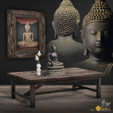 พระบูชาหลวงพ่อ (ทอง) เขาตะเครา วัดเขาตะเครา เพชรบุรี ปี 2501