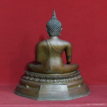 พระบูชากฐินต้น ๒๕๐๖ วัดเทวสังฆาราม ผิวขัด หน้าตัก 9 นิ้ว