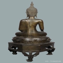 พระพุทธรูปสมัยเชียงแสนสิงห์สาม เนื้อสำริด หน้าตัก 5.5