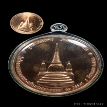 เหรียญทรงผนวช 2550 ขนาดพิเศษ (หายาก) 8 cm