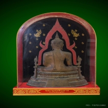 พระพุทธชินราชจำลอง หน้าตัก ๙ นิ้ว ตามุกพร้อมครอบเดิม