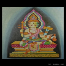รูปวาด พระพรหมสี่หน้า อ.เฮง ไพรยวัล