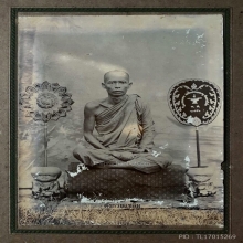รูปถ่ายซีเปีย พระชัยนาทมุนี หรุ่น วัดบรมธาตุ จ.ชัยนาท