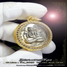 พระปิดตาพังพระกาฬ ปี32(รุ่นแรก)เนื้อเงิน(สวยแชมป์)