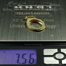 ตลับทองคำล้อมเพชร