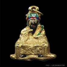 รูปเหมือนเปาบุ้นจิ้น (สร้างเมืองจีน) เนื้อทองคำลงยา ปี 2506