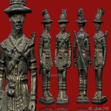 รูปหล่อยืนสมเด็จพระเจ้าตากสิน เนื้อนวะโลหะ ปี 18