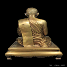 พระบูชาสมเด็จญาณฯ 90 ปี หน้าตัก 5.9 นิ้ว เนื้อทองเหลืองรมดำ