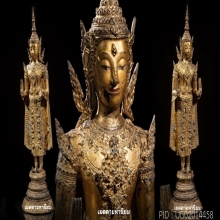 พระพุทธรุป สมัยรัตนโกสินทร์ ยืนทรงเครื่อง เดิมๆ สวยมากๆ