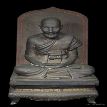 พระบูชาป้ายน้ำเงินหลวงปู่เผือก วัดกิ่งแก้ว ปี2502-2508(2)