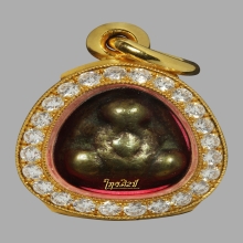 พระปิดตาเนื้อเมฆสิทธิ์หลวงพ่อทับ วัดอนงค์ พิมพ์ต้อ โชว์