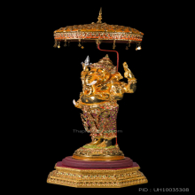พระพิฆเนศวร์ รุ่น นวมหาราช ปี 50 ปิดทองคำแท้