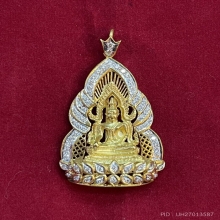 พระพุทธชินราชทองคำล้อมเพชร