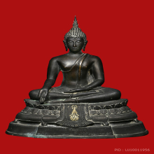 พระบูชาภ.ป.ร วัดบวรนิเวศราชวรวิหาร ดินไทย ปี2508 