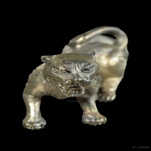 เสือมหาอำนาจหลวงพ่อผัน ปี 2519 เนื้อเงิน วัดในสองสิหาร 