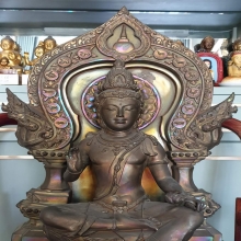 ท้าวจตุคามรามเทพ เทวาสองหลักเมือง ชมรมท่าพระจันทร์ จัดสร้าง