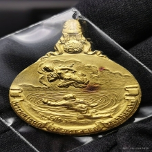 พระมหาชนกใหญ่​ ทองคำ​ นาค​ เงิน