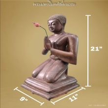 พระบูชาพระโมคคัลลา สูง21นิ้ว กว้าง9นิ้ว ลึก11นื้ว 