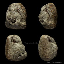 พระปิดตาหลวงปู่ยิ้ม วัดหนองบัว พิมพ์แข้งซ้อน เนื้อเทา