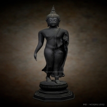 ?พระพุทธรูปยืนปางลีลา วัดโพธาราม ปี๒๕๑๘?