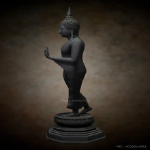 ?พระพุทธรูปยืนปางลีลา วัดโพธาราม ปี๒๕๑๘?