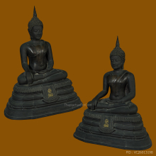 พระพุทธประธาน วัดศรีเอี่ยมวัฒนาราม หน้าตัก 9 นิ้ว ปี 2520 