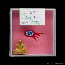 รูปหล่อพระครูแก้ว เนื้อทองคำปี 2535