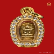 พระปรกใบมะขาม พิมพ์ สามชั้น วัดอนงค์