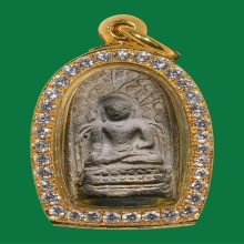 พระบางเขียว สภาพสวย มีหน้าตา ตลับเพชร